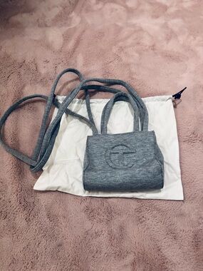 Telfar Mini Tote in Heather Gray